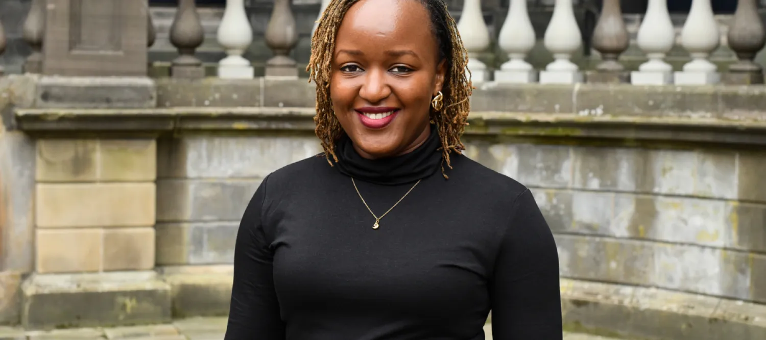 Tracy Ahumuza in Old College