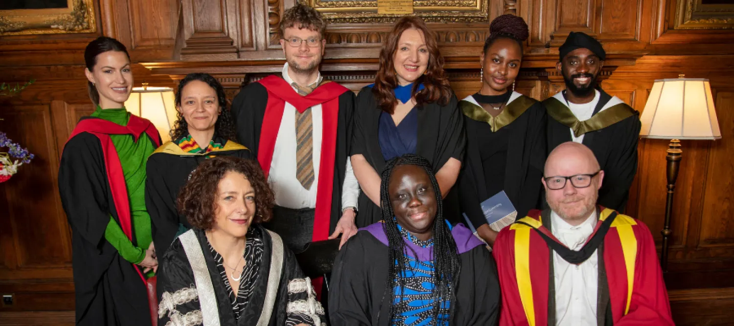 Mastercard Foundation Scholars Program team receiving Principal's Medal