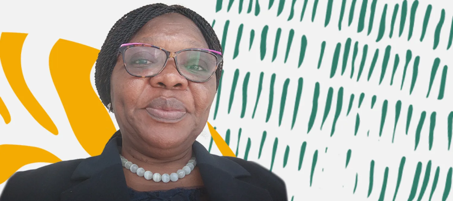 A portrait image of Ifeoma Ndefo