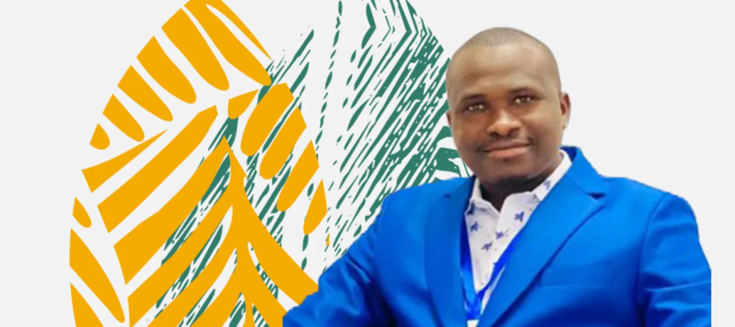 A portrait image of Sheriff Ceesay