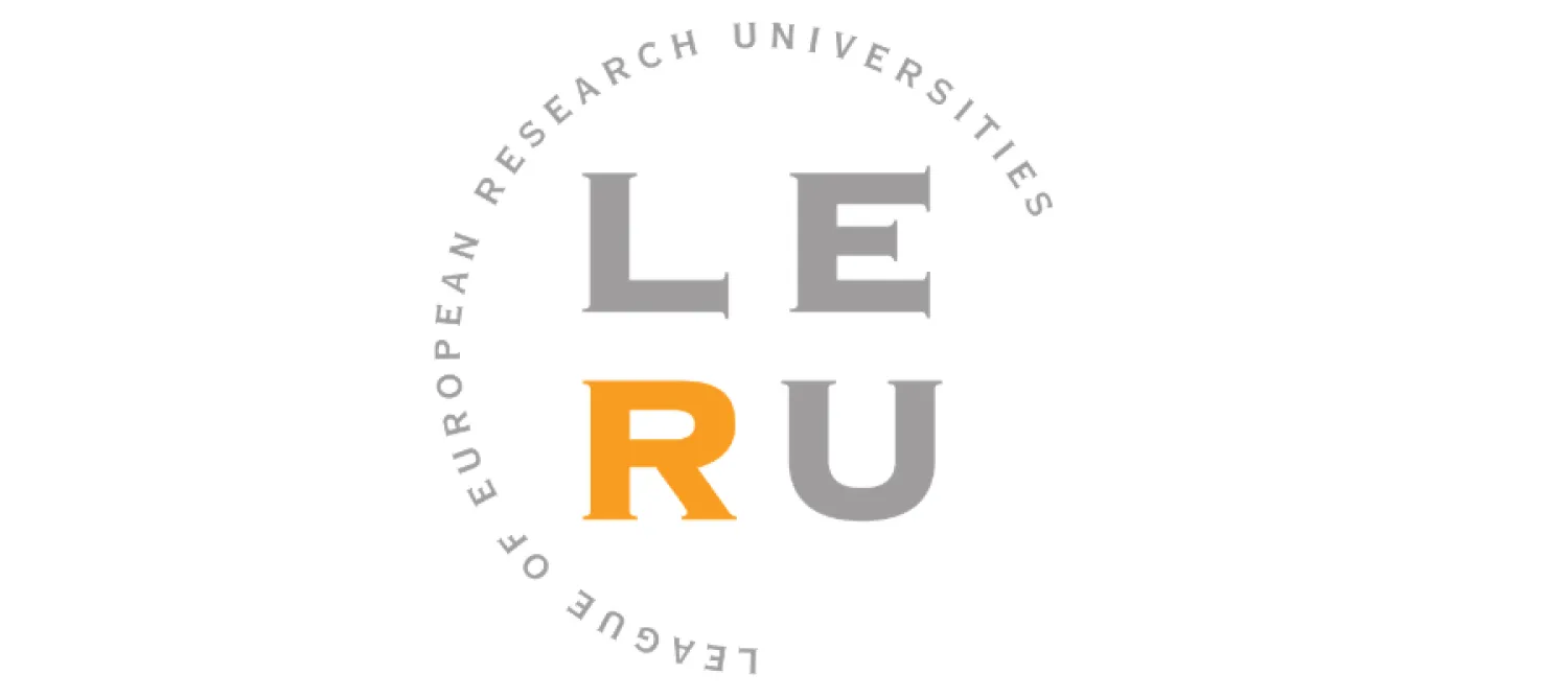 LERU logo - League of European Research Universities circled around LERU in capitals