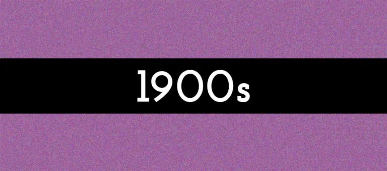 1900s