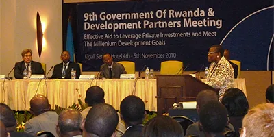 People at conference