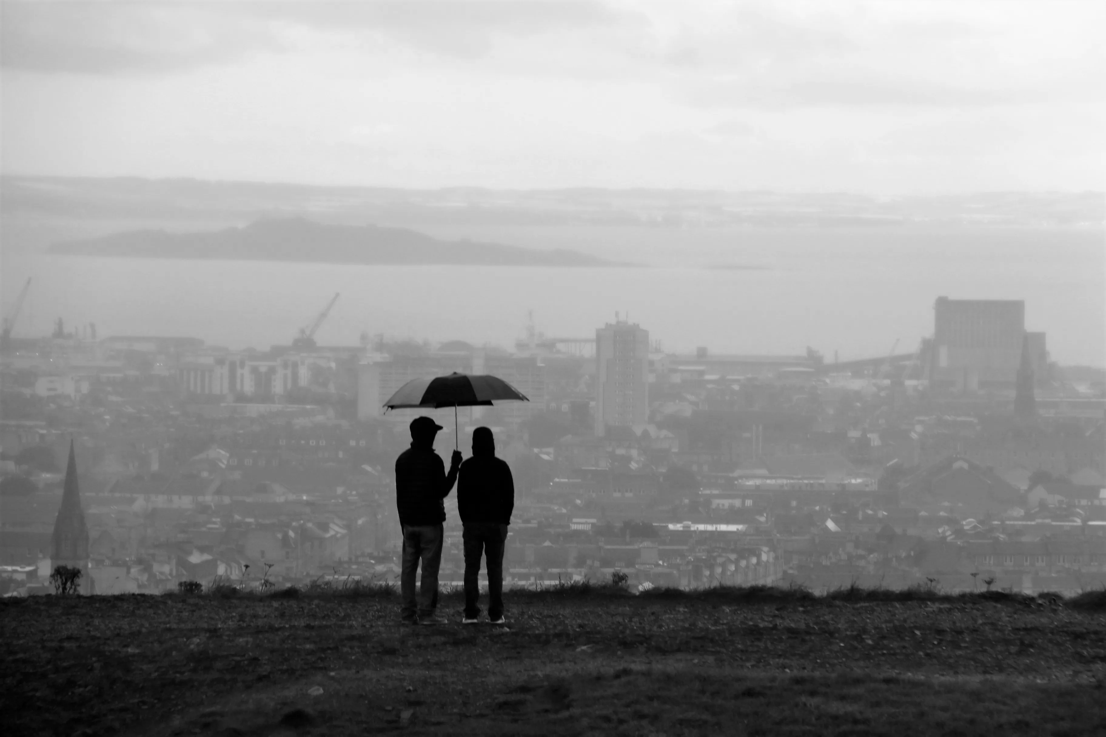Edinburgh in the rain