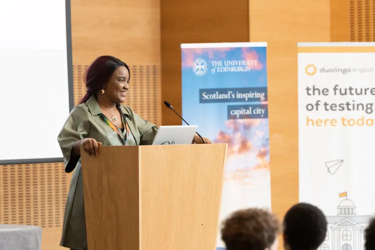 Debora Kayembe introduces the 2023 University of Sanctuary Conference