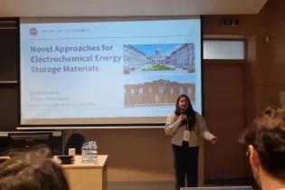 Edinburgh PhD student presenting at StartScience