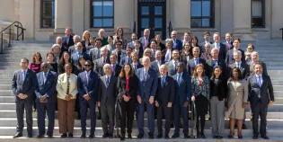 Group photo of all U7+ University leaders in Ottawa at Presidents SUmmit